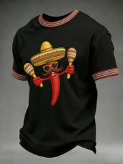 Men's Cinco de Mayo Printed Casual T-Shirt