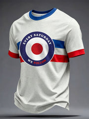 Men's Scotland Football Lover Printed T-Shirt