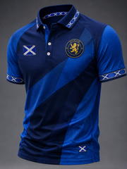 Men's UK Football Lover Scotland Printed polo shirt