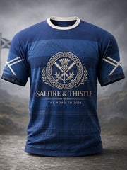 Men's Scotland Football Lover Printed T-shirt