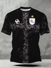 Men's UK Football Lover England Printed short sleeves t-shirt