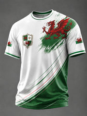 Men's Welsh Dragon Printed T-shirt