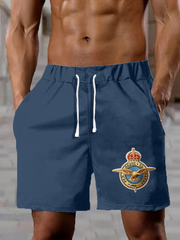 men's Royal Air Force print shorts