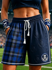 Women's UK Football Lover Scotland Printed Shorts