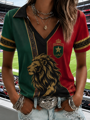 Women's MOROCCO Printed short-sleeved T-shirt