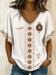 Women's 2026 Morocco Football T-Shirts