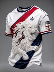 Men's UK Football Lover England Printed short sleeves t-shirt