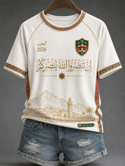 Women's 2026 Morocco Football T-shirt