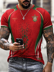 Men's Morocco Printed short sleeves t-shirt