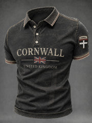 Men's Cornwall United Kingdom Printed Shirt