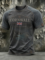 Men's Cornwall United Kingdom Printed T-shirt
