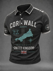Men's Cornwall United Kingdom Printed Shirt