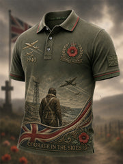 Men's Battle of Britain Commemoration Day Print Polo