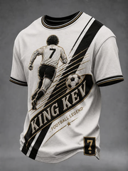 Men's Rip King Kev 7 England Football Lover Printed short sleeves t-shirt