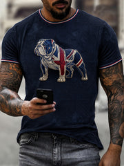 Men's British Bulldog Printed T-shirt