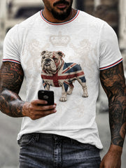 Men's British Bulldog Printed T-shirt