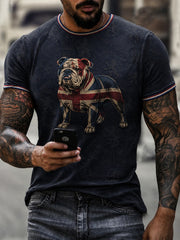 Men's British Bulldog Printed T-shirt