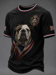 Men's British Style Printed T-shirt