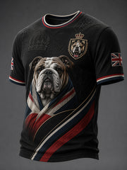 Men's British Style Printed T-shirt