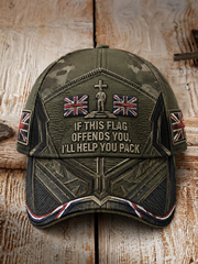 Unisex IF THIS FLAG OFFENDS YOU I'LL HELP YOU PACK Hat