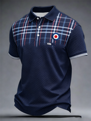 Men's Mods Culture UK Music Lover Business Style Printed polo shirt