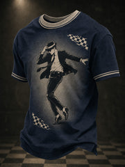 Men's Ska Revival Style Printed T-shirt