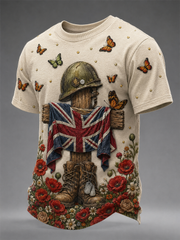 Men's Remembrance Day Short Sleeves T-shirt