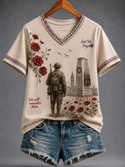 Women's Lest We Forget Short-sleeved T-shirt
