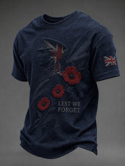 Men's Lest We Forget Printed T-shirt