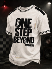 Men's Ska Revival Style Printed T-shirt