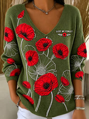 Women's Remembrance Day Lest We Forget T-shirt