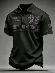 Men's They Had No Choice Lest We Forget The Animals Shirt