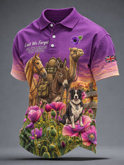 Men's Lest We Forget The Animals Shirt
