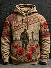 Men's Remembrance Day Lest We Forget Hoodie
