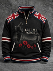 Men's Lest We Forget Printed Sweatshirt