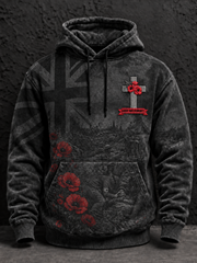 Men's Remembrance Day Lest We Forget Hoodie