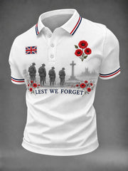 Men's Lest We Forget Printed Shirt