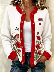 women's Remembrance Day Cardigan