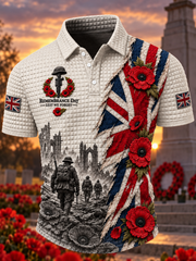 Men's Remembrance Day Lest We Forget short sleeve shirt