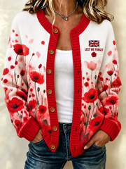 women's Remembrance Day Cardigan