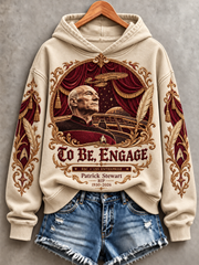 Women's Patrick Stewart RIP 1930-2026 Regular Sweatshirt