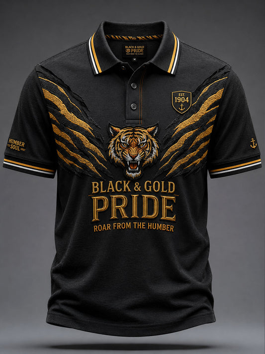 Men's Tigers Football Lover Printed Casual Tops