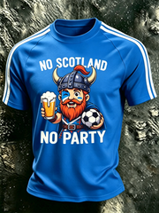 Men's UK Football Lover Scotland Printed short sleeve t-shirt