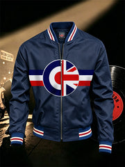 Men's Retro Northern Soul Print Casual Jacket