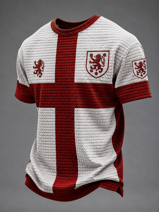 Men's UK Football Lover England Printed short sleeves t-shirt