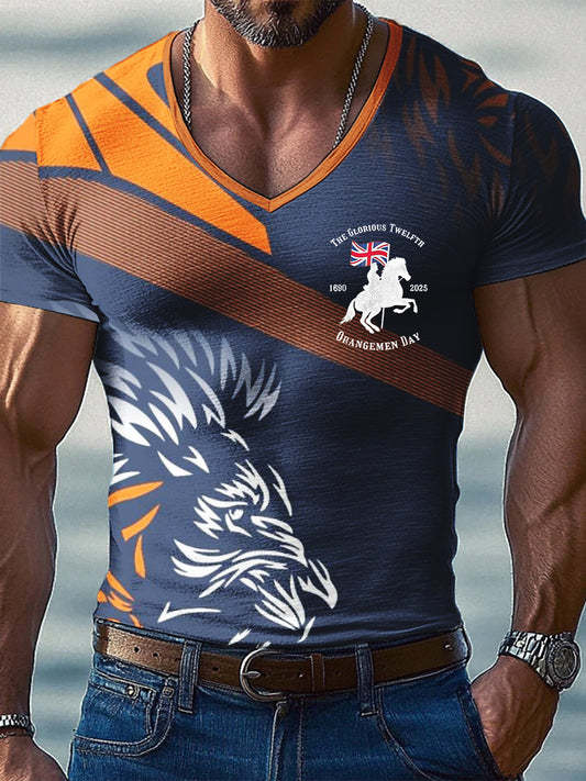 Men's Glorious Twelfth King William Of Orangemen Day 1690 2025 T-Shirt