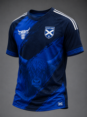 Men's UK Football Lover Scotland Printed short sleeve t-shirt