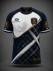 Men's Scotland Art Printed Short Sleeve T-shirt