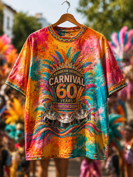 Men's 60th Anniversary Carnival Graphic Short Sleeve T-shirt