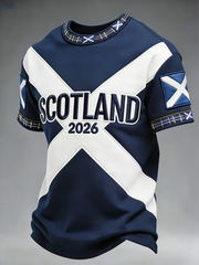 Men's Scotland Printed short sleeves t-shirt